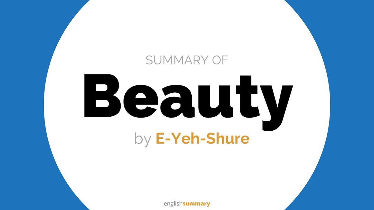 'Video thumbnail for Beauty Poem by E-Yeh-Shure class 6 Explanation in Hindi NCERT CBSE English Honeysuckle'